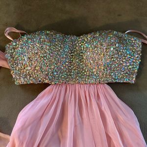 Size small pink prom dress